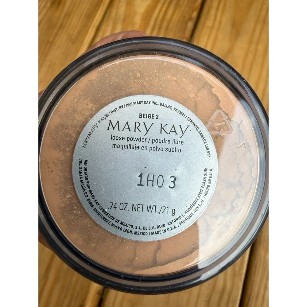Mary Kay Loose Powder Beige 2 Discontinued .74 Oz Full Size 022170
